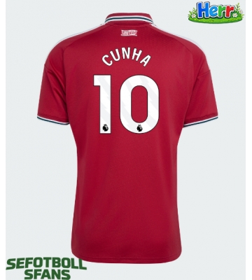 Manchester United Matheus Cunha #10 Hemmatröja 2026-27 Kortärmad